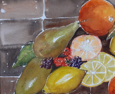 Christine M, fruit burst, watercolour.jpg